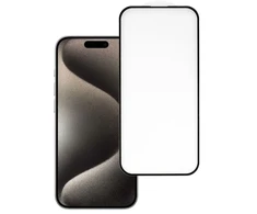 Toptel Topt Apsauginis stiklas HARD Full Glue 5D skirtas Apple iPhone 15 Pro Max Juodas