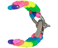 Fusion Accessories Topt Universal nylon apyrankė 22mm design 1 rainbow