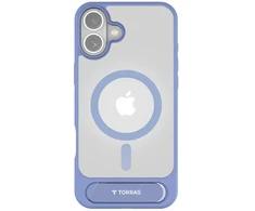 Torras Pstand serijos dėklas, skirtas iPhone 16 (mėlynas)