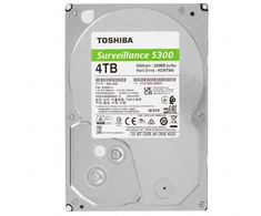 TOSHIBA S300 Surveillance HDD 4TB 3,5 colio SATA 5400rpm 256MB 24/7 3m. BULK