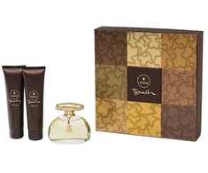 Touch Set Tous: Touch, Eau De Toilette, For Women, 100 ml + Touch, maitininantis, Losjonas kūnui, 100 ml + Touch, Moisturizing, Dušo želė, 100 ml