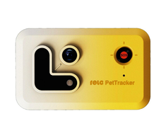 GPS sekimo pakabukas naminiams gyvūnams Enabot ROLA PetTracker, Geltonas, SIM pridėta