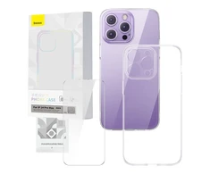 Skaidrus dėklas ir grūdintas stiklas Baseus Corning, skirtas iPhone 14 Pro Max