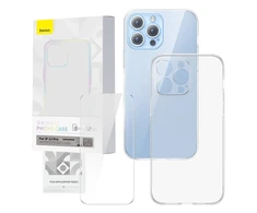 Skaidrus dėklas ir grūdintas stiklas Baseus Corning, skirtas iPhone 13 Pro