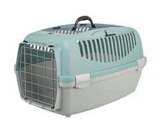 Trixie „Capri 3“ transportavimo dėžė su atvira viršumi, S: 40 × 38 × 61 cm, šviesiai pilka / šalavijų spalvos