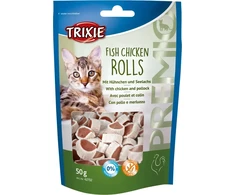 Trixie KRĄŻKI vištiena-lašiša 50 g DLA KOTA