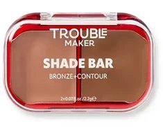 Trouble Maker Atspalvių paletė „Shade Bar Bronze and Contour Face“ 2,2 g