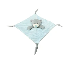 Tulilo NAUJAS BABY MILUŚ meškiukas, 25 cm, mėlynai kreminis.
