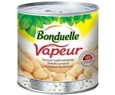 Garuose ruošti avinžirniai BONDUELLE VAPEUR, 265g/310g