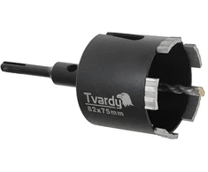 Grąžtas Tvardy Deimantinis vainikinis pjūklas d-82mm su SDS+ adapteriu M16 betonui
