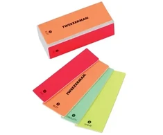 TweezermanNeon Hot 4 in 1 File, Buff, Smooth &amp; Shine Block -