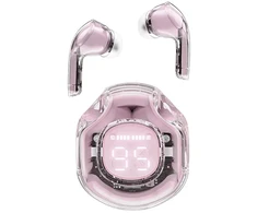 Ausinės TWS Acefast T8 Earphones, Bluetooth 5.3, IPX4 (Rožinė)