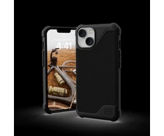 UAG Urban Armor Gear dėklas METROPOLIS LT suderinamas su MagSafe, skirtas IPHONE 14 Plus kevlar juodas
