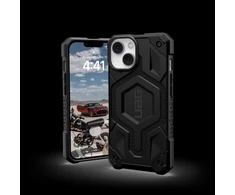 UAG Urban Armor Gear dėklas MONARCH, skirtas IPHONE 14 Plus, juodas, kevlarinis