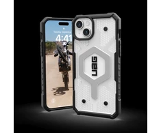 Dėklas Urban Armor Gear UAG Pathfinder Magsafe do iPhone 15 Plus (ice)