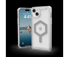 Urban Armor Gear UAG Plyo MagSafe Apple iPhone 15 Plus - dėklas telefonui skaidrus ir sidabro spalvos