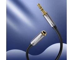 UGREEN AUX kabelio prailginimas mini-jack 3,5 mm, 1 m (pilka)