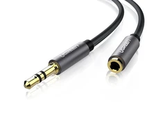 UGREEN AUX kabelio prailginimas į mini 3.5mm 2m - Juodas