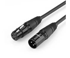 UGREEN AV130 XLR moteriškos jungties į XLR vyriškos jungties kabelis - 2 m (juodas)