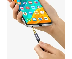 UGREEN AV183 Mini jack cable 3.5mm, AUX, 3m (juodas)