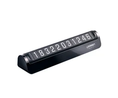 Ugreen car telephone number plate juodos spalvos (LP178)