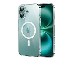 Ugreen Udėklas telefonui žalios spalvos Classy Clear Magnetic Apple iPhone 16 Plus – dėklas telefonui skaidrus