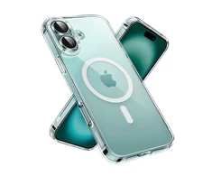Ugreen Udėklas telefonui žalios spalvos Classy Clear Magnetic Apple iPhone 16 Plus – dėklas telefonui skaidrus