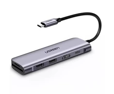 Šakotuvas Ugreen CM195 6-in-1 USB-C