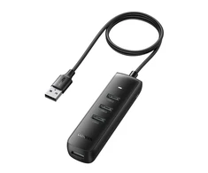 UGREEN CM416 4 az 1-ben USB-4x USB adapteris 0.25m (fekete)
