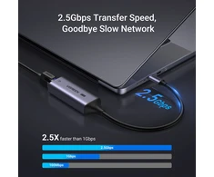 Ugreen Adapteris tinklo USB C 3.1 Gen1 - RJ45 2.5G Gigabit