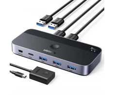 Ugreen CM662 USB 3.0 jungiklis 2-in-4 jungiklis + 2x USB-A laidas - juodas