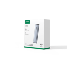 Ugreen CM767 M.2 NVMe/SATA SSD Disk Dėklas - sidabro spalvos