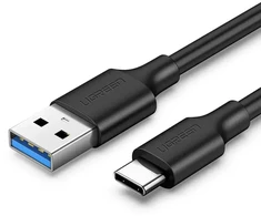 Ugreen duomenų perdavimo ir įkrovimo kabelis | USB-A į USB-C | 15W | 1m | juodas