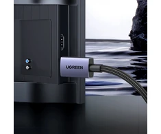 Ugreen DP118 DisplayPort 2.1 cable 2m - pilkos spalvos