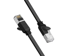 Ugreen 50185 Ethernet LAN tinklo kabelis | Cat6 | UTP | plokščias | 1 Gbps | 2 m | juodas
