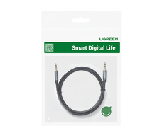 Ugreen audio kabelis AUX angled minijack 3.5 mm 2m mėlynas (AV112)