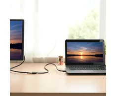 Ugreen HD107 10141 HDMI (kištukas) - HDMI (lizdas) 4K kabelis 1 m - juodas