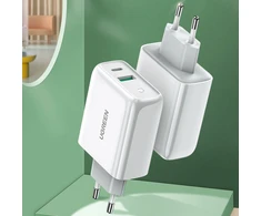 Įkroviklis Ugreen CD170 USB-C / USB-A 36W, baltas