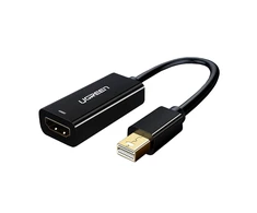 Ugreen MD112 10461 mini DisplayPort (male) / HDMI (female) FHD 1080p adapter - juodos spalvos
