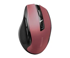 Ugreen MU006 belaidė optinė pelė USB 2.4GHz / Bluetooth 5.0 4000 DPI - raudonos spalvos