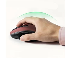Ugreen MU006 belaidė optinė pelė USB 2.4GHz / Bluetooth 5.0 4000 DPI - raudonos spalvos