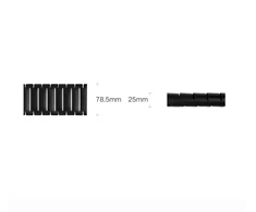 UGREEN LP121 lankstus apsauginis vamzdis DIA 25mm 5m - Juodas