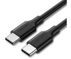 UGREEN US286 duomenų perdavimo ir įkrovimo kabelis | USB-C į USB-C | 2 m | juodas