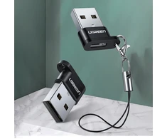 UGREEN US280 USB-C - USB-A 2.0 USB adapteris, juodos spalvos