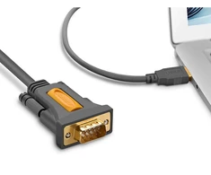 Kabelis USB Ugreen USB-A - RS-232 2 m Pilka (20222)