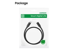UGREEN USB-C 3.1 Gen2 lizdas - USB-C kištukas laidas 1m