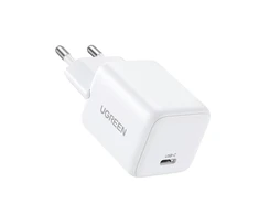 Ugreen Nexode N Series X512 20W GaN 1x USB-C Wall Charger – baltos spalvos
