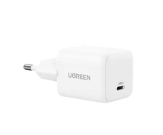Ugreen Nexode N Series X512 20W GaN 1x USB-C Wall Charger – baltos spalvos