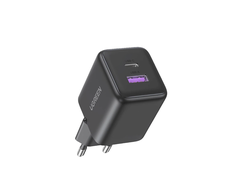 Ugreen X516 30W GaN Laidinis įkroviklis 1x USB-A 1x USB-C - pilkos spalvos
