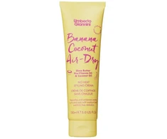 Umberto Giannini Banana Coconut Air-Dry Hair Styling Kreminis Medium, 150 ml